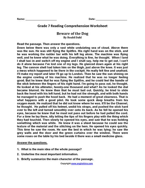 free degree of reading power practice test grades 2-7|Reading Comprehension Worksheets .